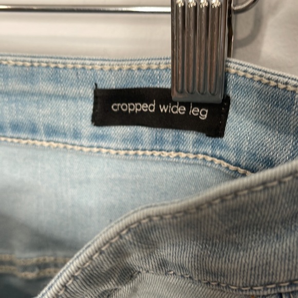 Ella Moss Cropped Wide Leg Jeans Light Wash - Picture 7 of 8